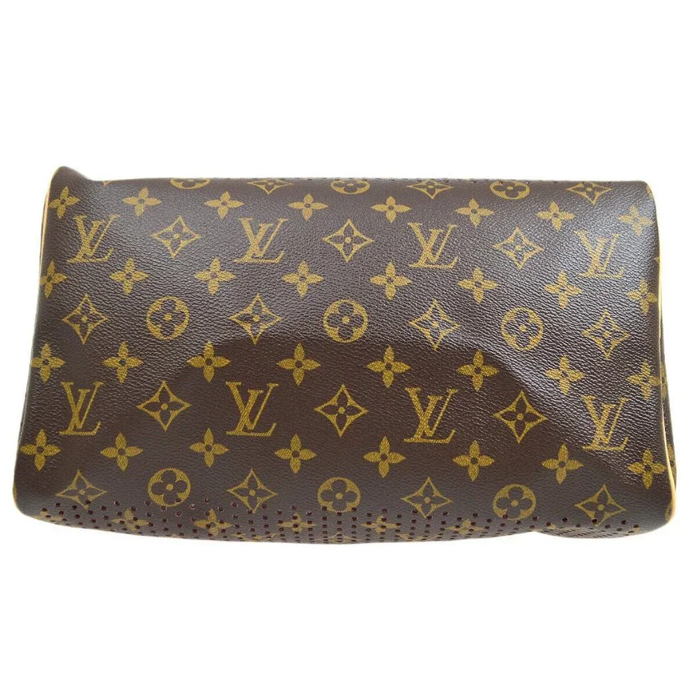 Auth LOUIS VUITTON SPEEDY 30 HAND BAG FUCHSIA MONOGRAM PERFO CANVAS - Picture 13 of 16